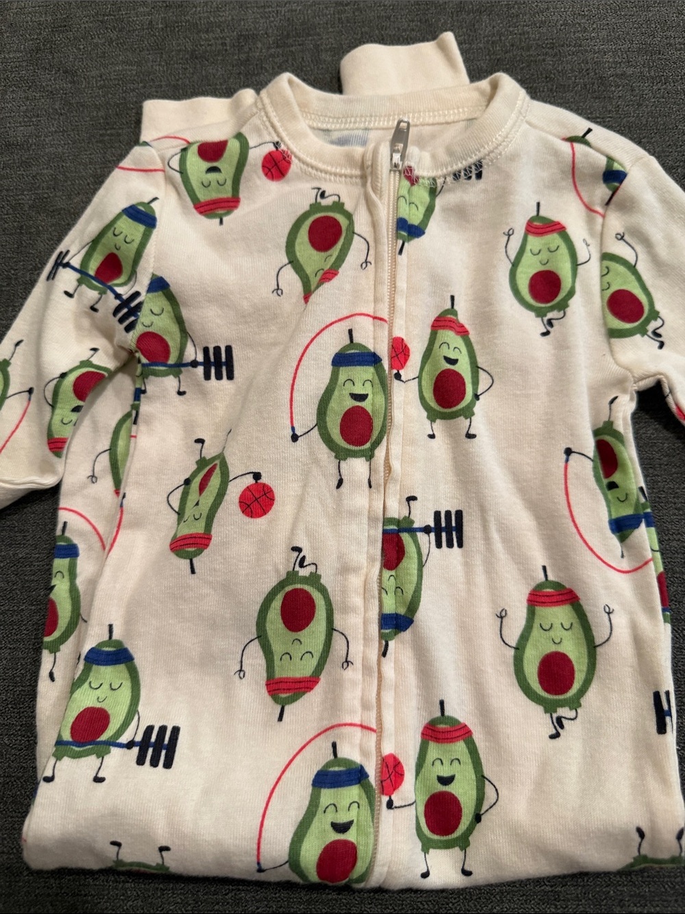 Old Navy Cream Sleeper with Avocado